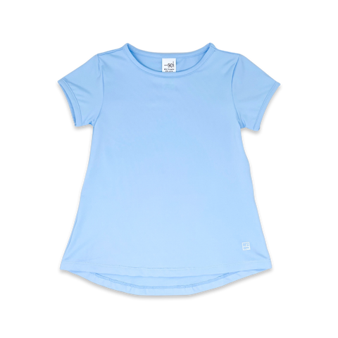 Bridget Basic Tee - Cotton Candy Blue