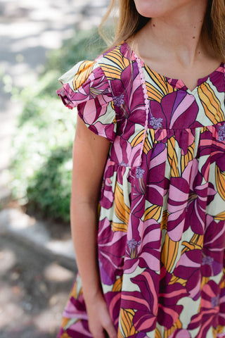 Ellen Dress - Violet Bloom