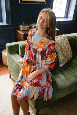 Blair Dress - Carolina Blue