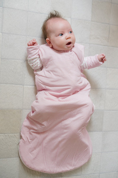 Sleep Bag - Pink Mini Stripe