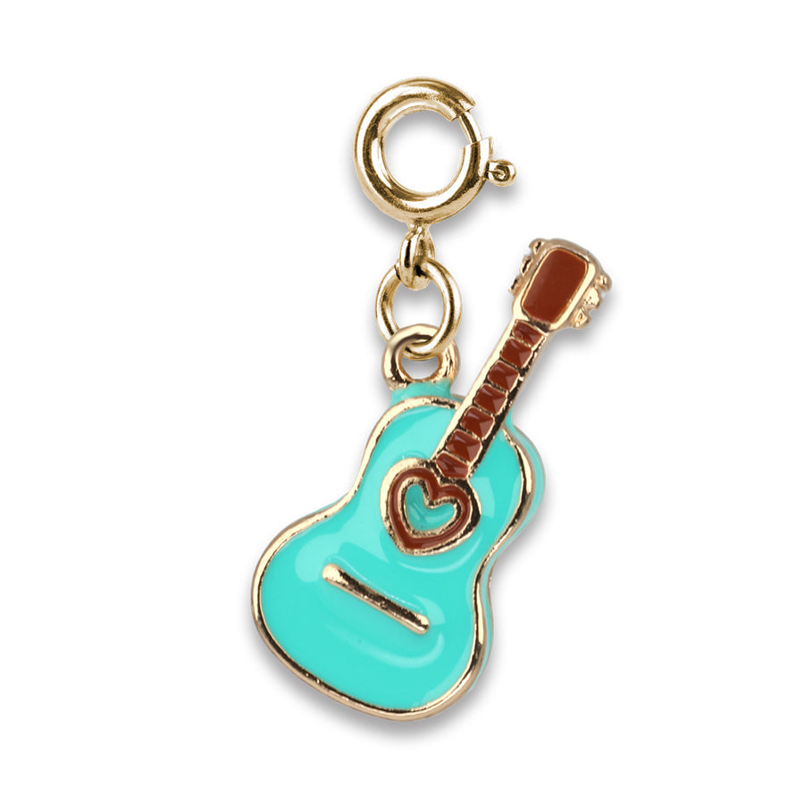 Gold Guitar Charm