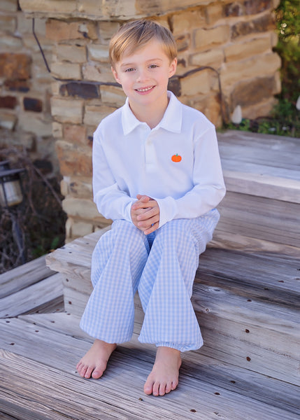 Conrad Pant Set with Pumpkin Polo