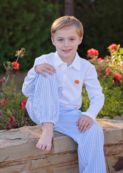 Conrad Pant Set with Pumpkin Polo