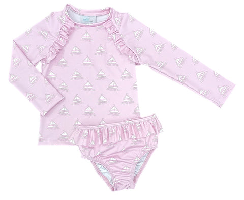 Charlotte Rash Guard Set - Set Sail