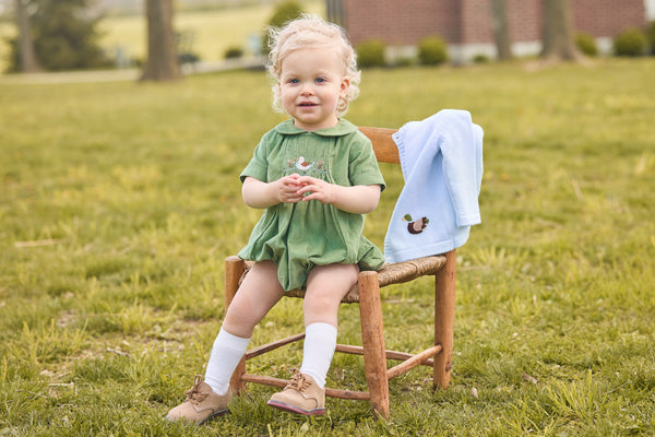 Chest Smocked Bubble - Mallard