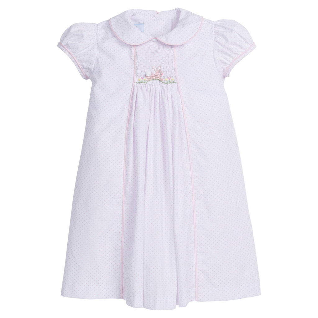 Chest Smocked Dress - Bunny