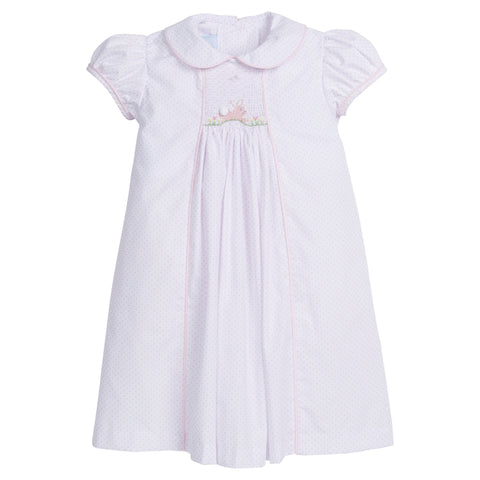 Chest Smocked Dress - Bunny