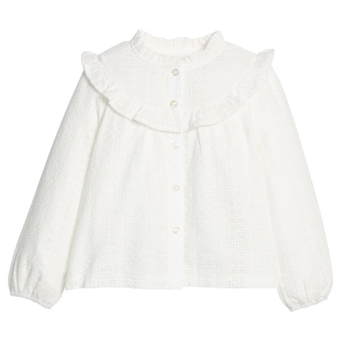 Cintra Top - White Eyelet