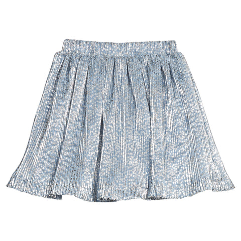 Circle Skort - Blue Crinkle Stars
