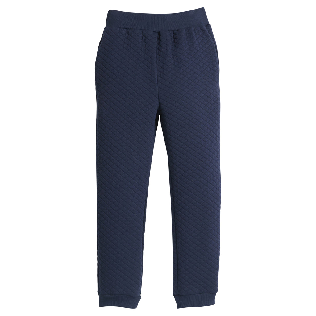 Classic Quilted Joggers - Navy