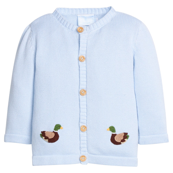 Crochet Cardigan - Mallard
