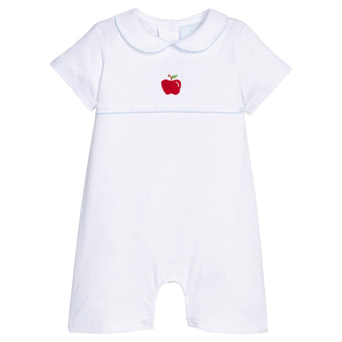 Crochet Ream Romper - Apple