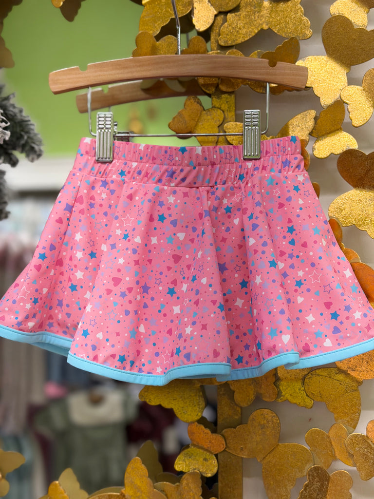 Athletic Skort - Stars Print