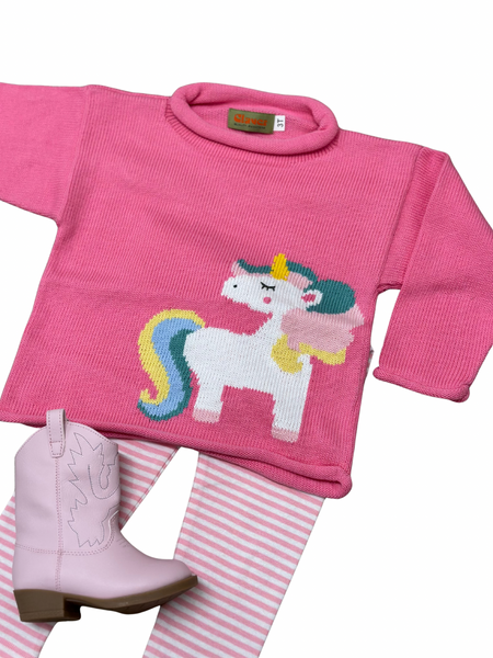 Roll Neck Sweater - Unicorn