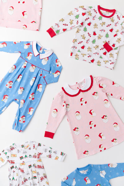 Long Sleeve Bradford Romper - Dear Santa