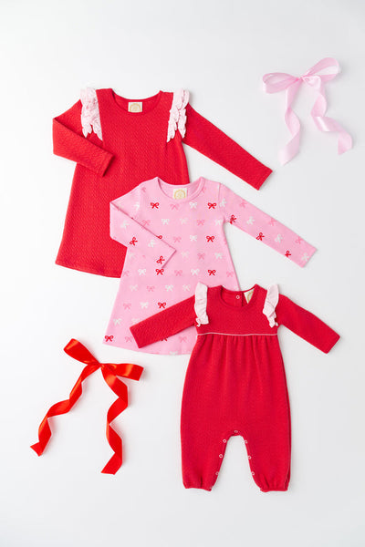 Long Sleeve Polly Play Dress - Bitty Bows