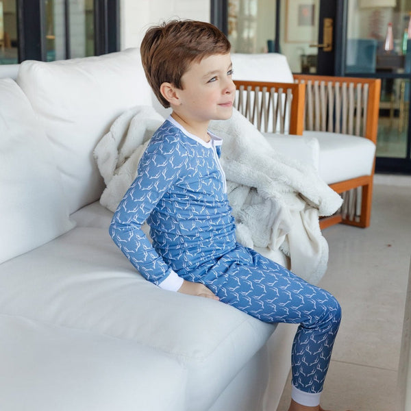 Jack Pajama Pant Set - Rustic Antlers