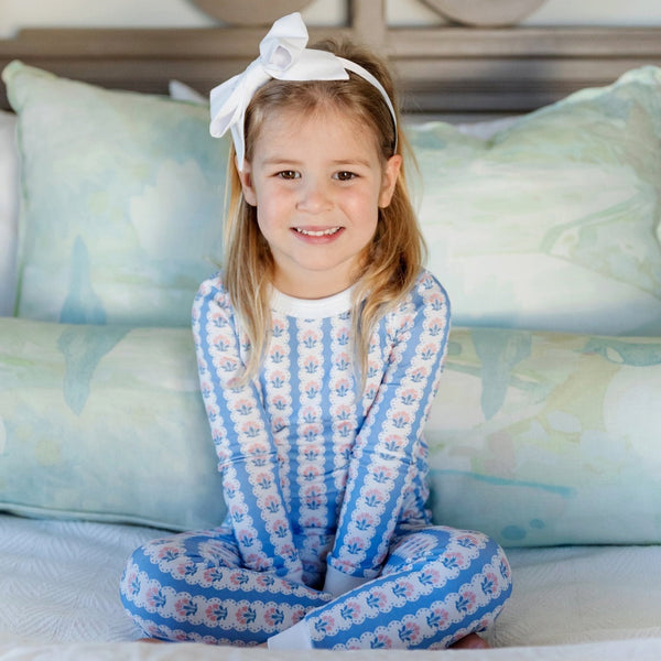 Ava Pajama Pant Set - Harvest Ribbon Floral