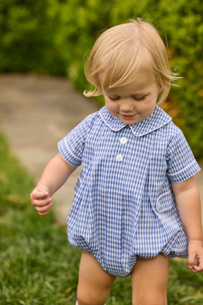 Davant Bubble - Gray Blue Gingham