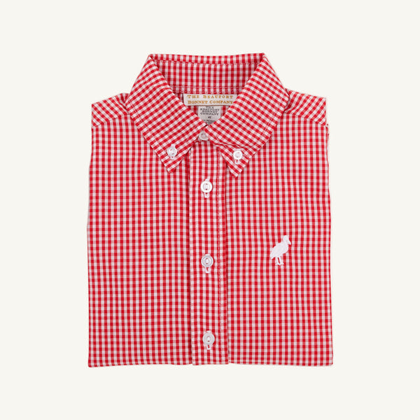 Dean's List Dress Shirt - Richmond Red Gingham