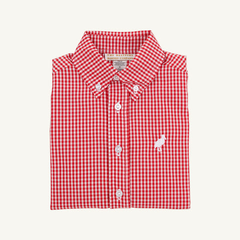 Dean's List Dress Shirt - Richmond Red Gingham