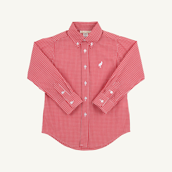 Dean's List Dress Shirt - Richmond Red Gingham