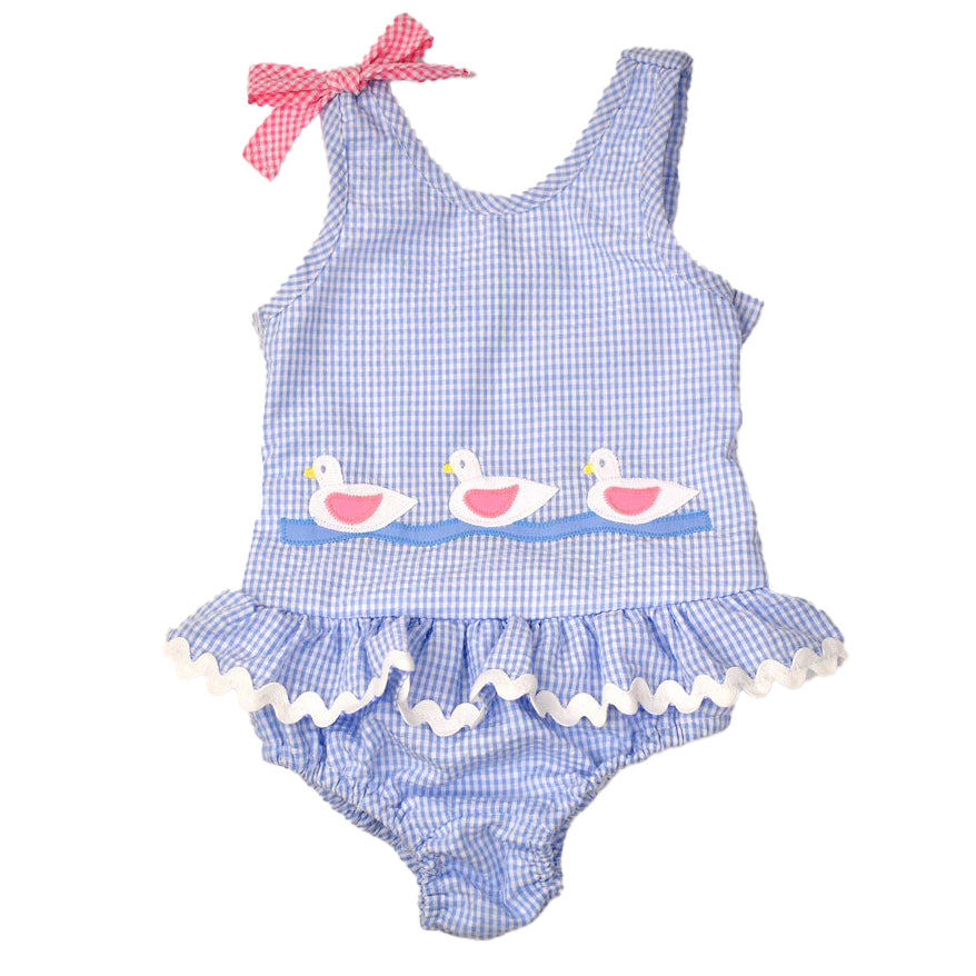 One Piece Swim Suit - Ducks