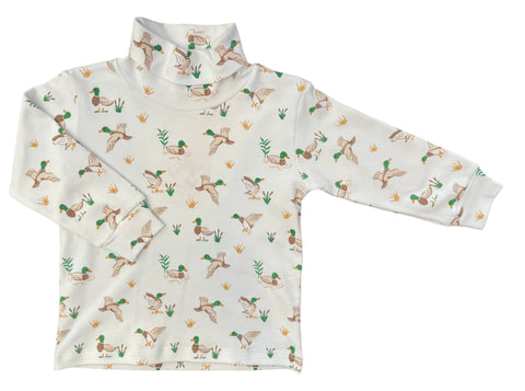 Mallard Printed Turtleneck