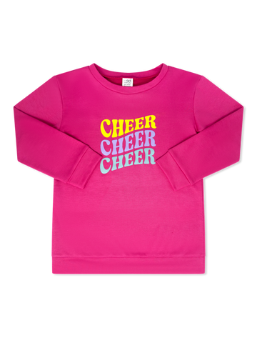 Emma Sweatshirt - Strawberry Pink, Cheer
