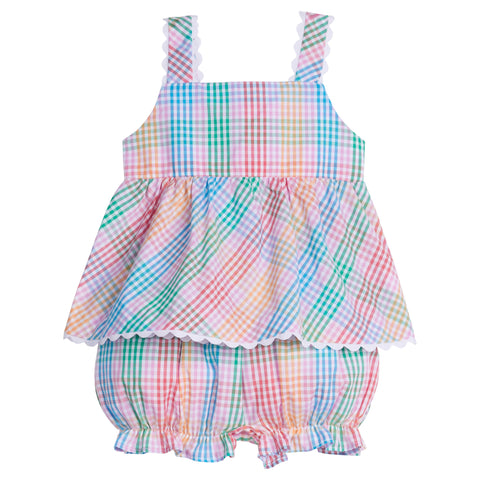 Evie Bloomer Set - Preppy Plaid