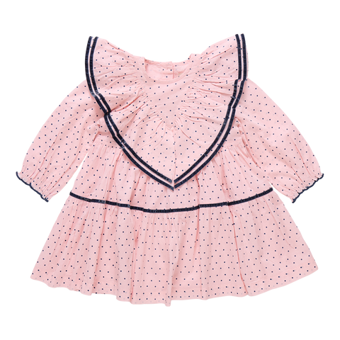 Raphaela Dress - Strawberry Cream Polka Dot