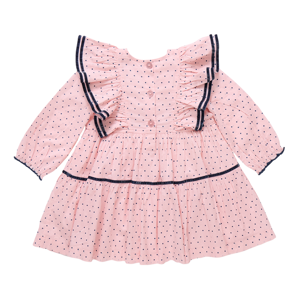 Raphaela Dress - Strawberry Cream Polka Dot