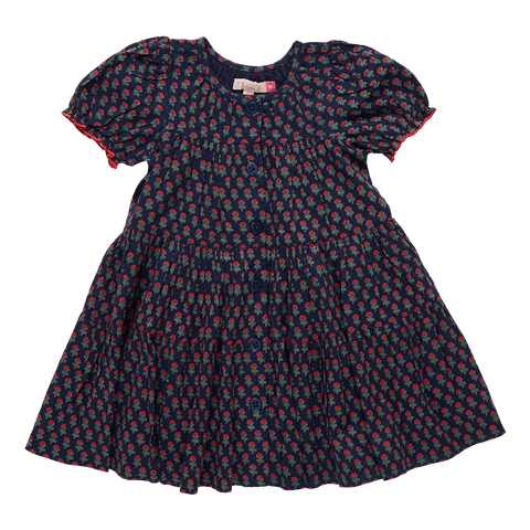 Elizabeth Dress - Navy Carnation