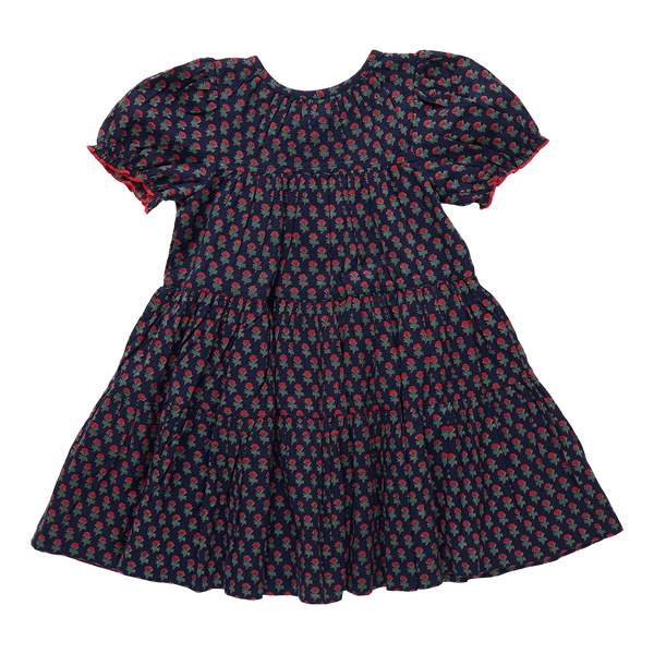 Elizabeth Dress - Navy Carnation