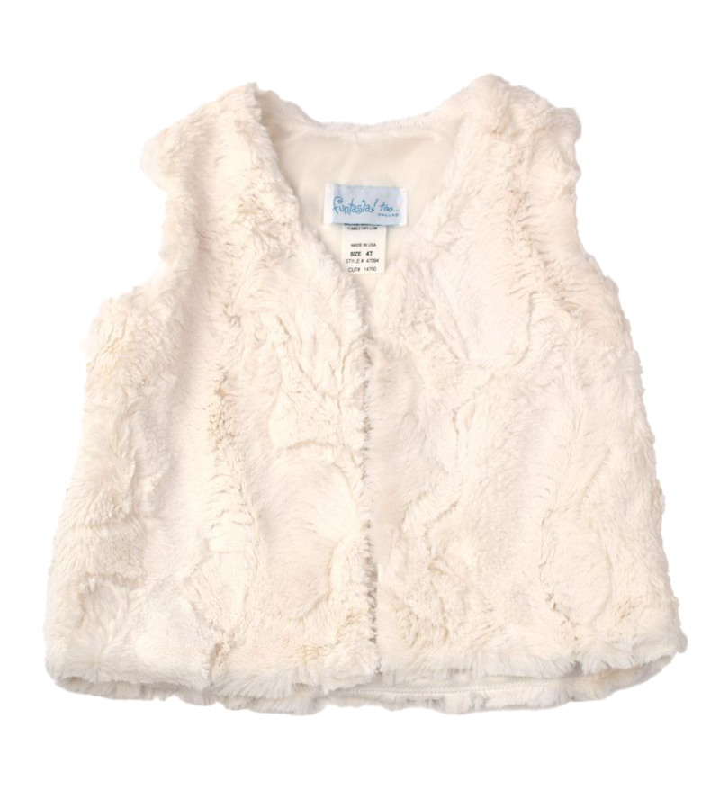 Vest - Ivory Fur