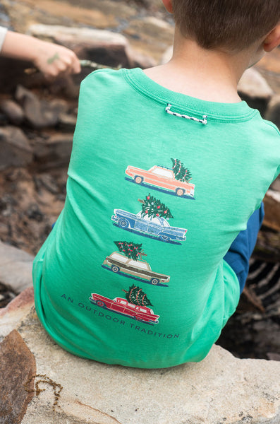 LS Cotton T-Shirt - Green Spruce