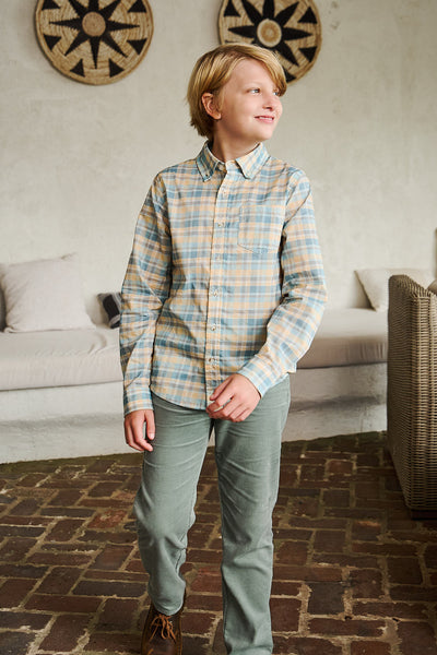 Pierfront Buttondown - Falls Plaid