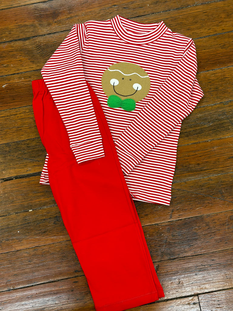 Gingerbread Man Pant Set