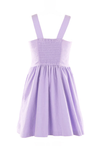 The Willow Pleated Dress - Lilac