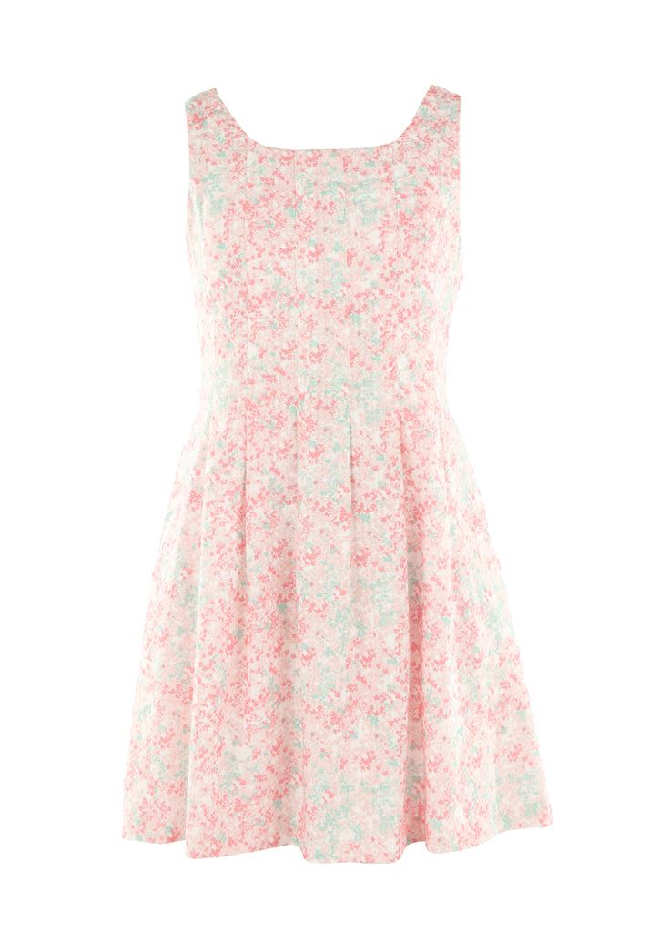 The Willow Pleated Dress - Print