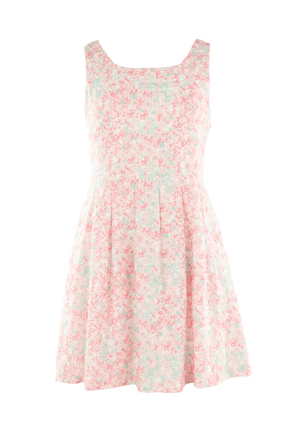 The Willow Pleated Dress - Print