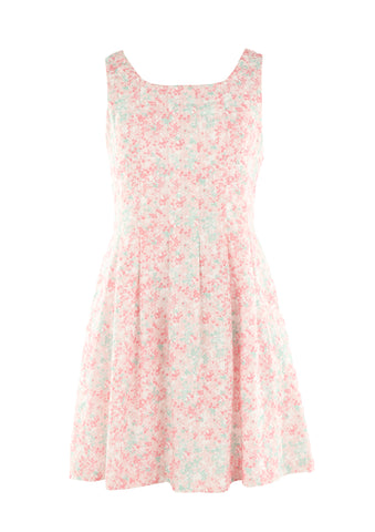 The Willow Pleated Dress - Print