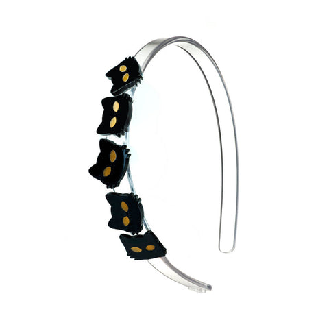 Multi Cat Black Headband