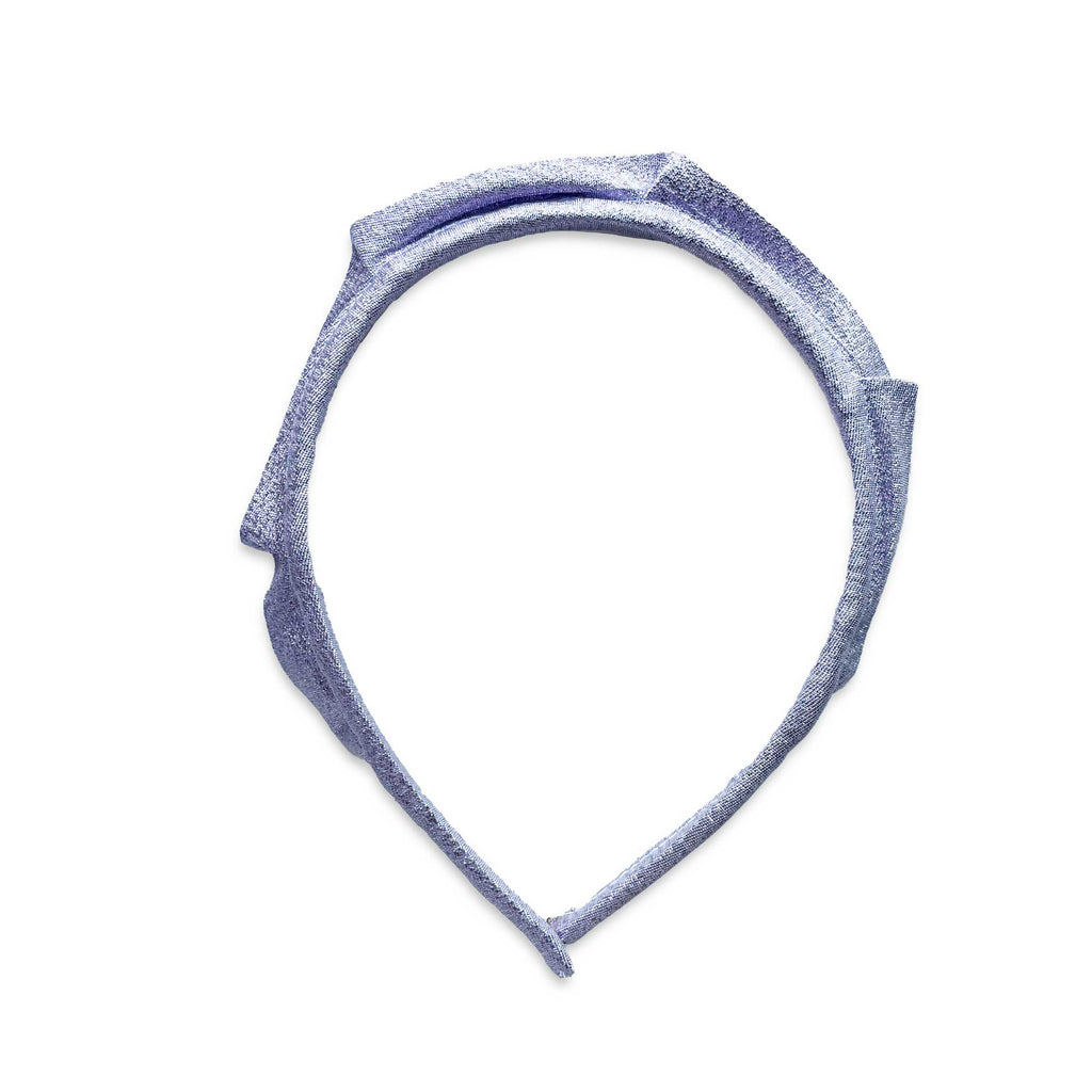 Metallic Crown Headband - lavender