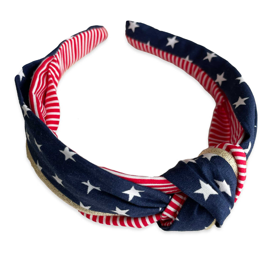 Gold Americana Knot Headband