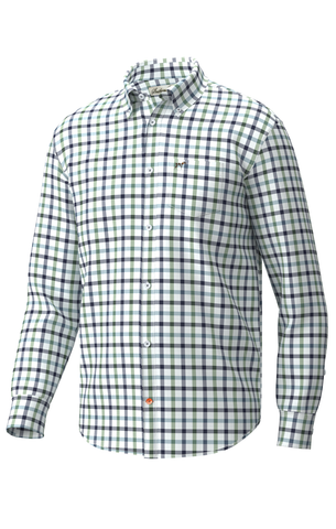 Hadley Performance Button Down - Burke Tattersall