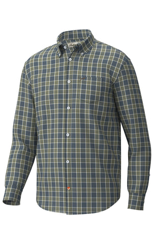 Hadley Stretch Button Down - Edison Plaid