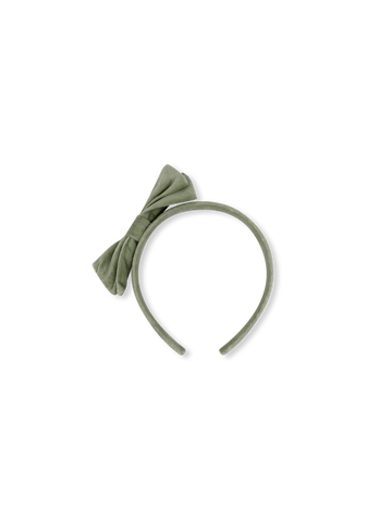 Hadley Headband - Leyland Green Velvet