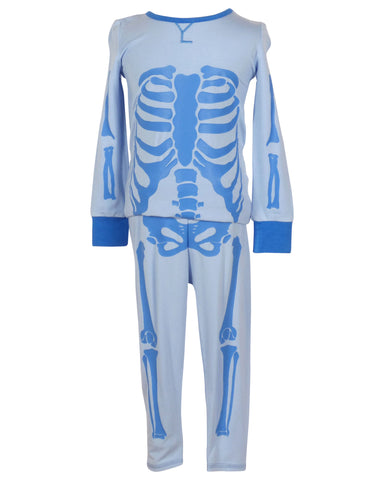 Glow in the Dark Skelly Jammies - Blue