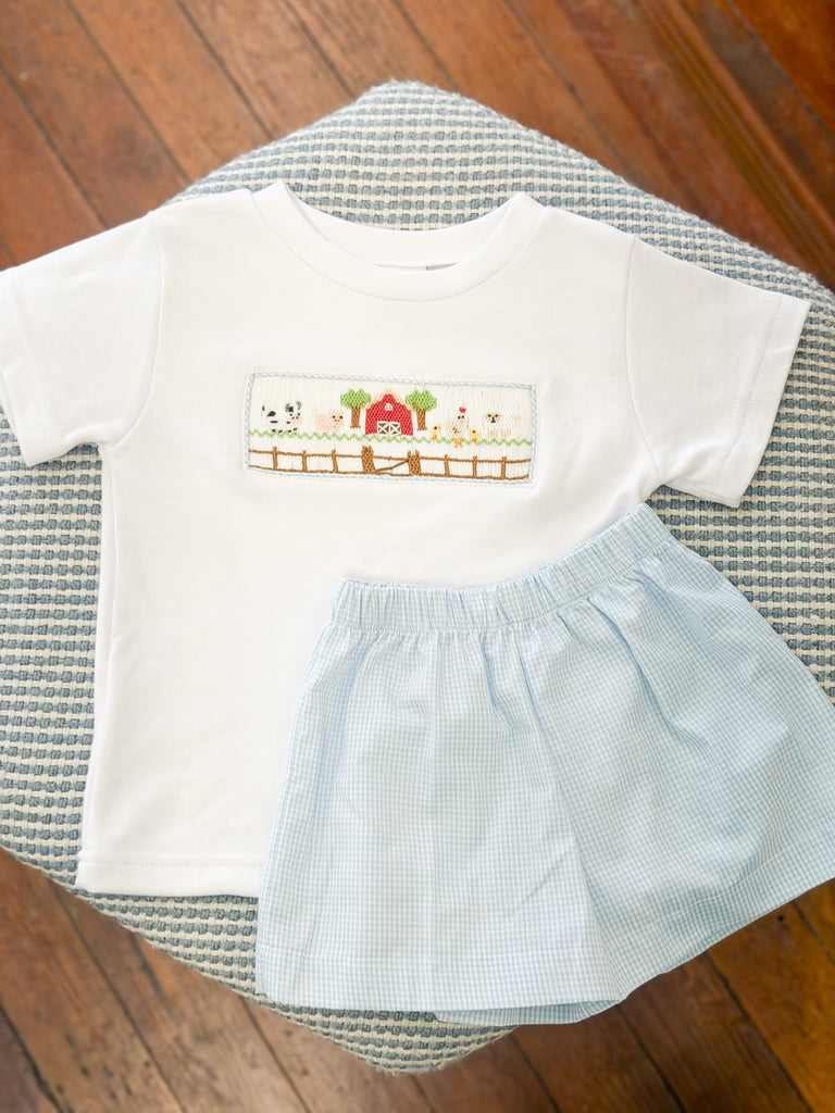 Farm Smocked Short Set